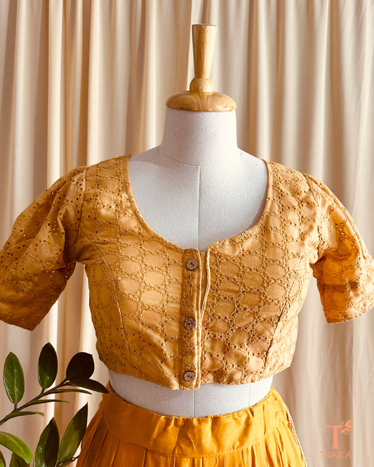Hakoba Blouse-Beige
