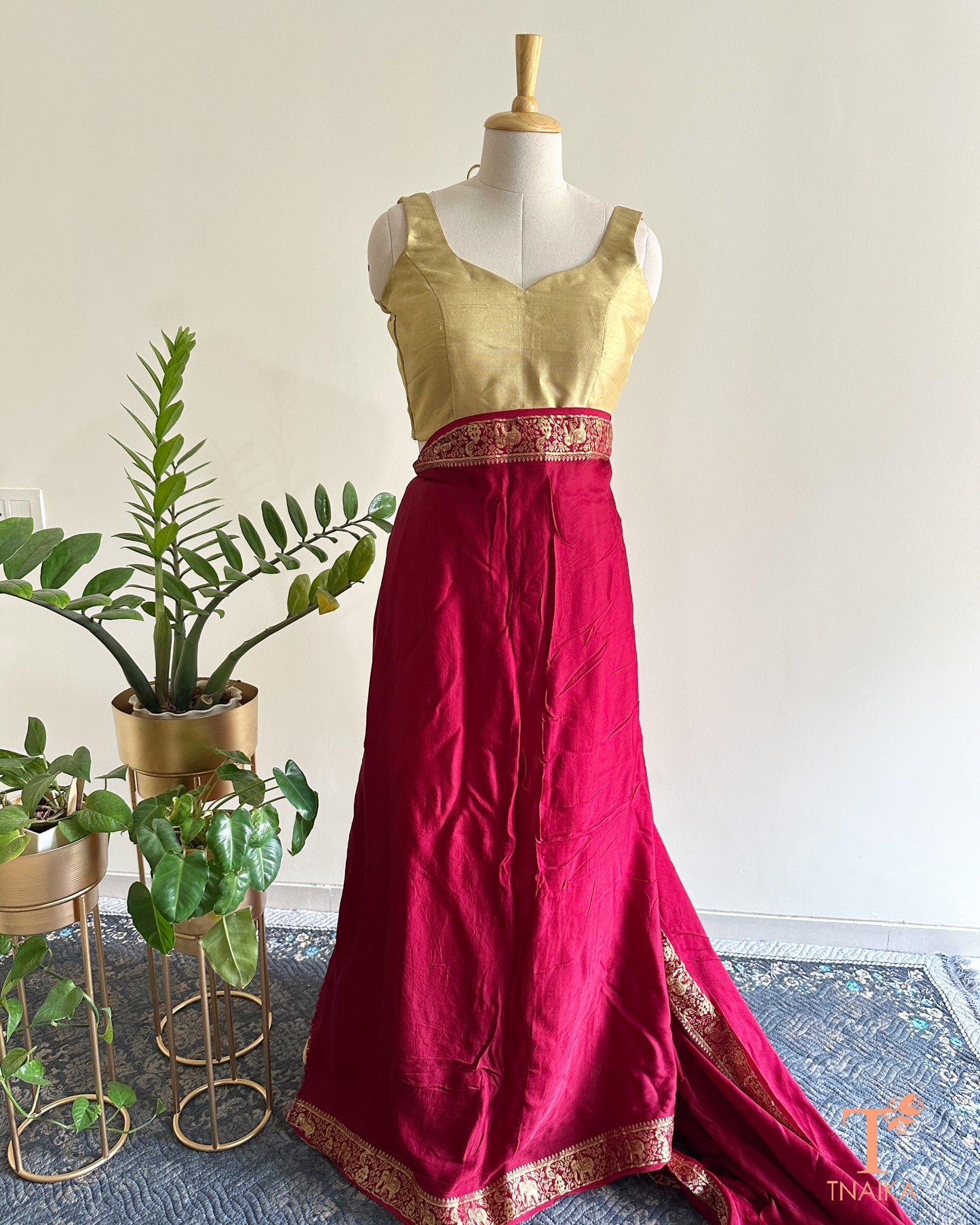 Modal fabric saree featuring Nakshi patterns