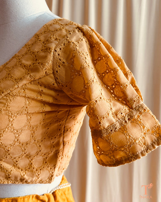 Hakoba Blouse-Beige